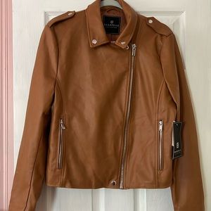 Bagatelle collection faux leather jacket.